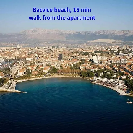 Modern Marija With The Balcony And The Sea View Lägenhet Split